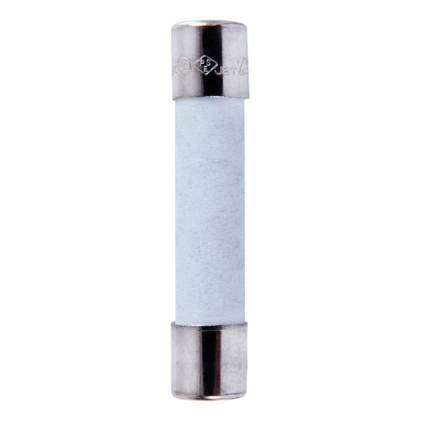 Jandorf Ceramic Fuse, MDA (TCA) Series, Time-Delay, 12A, 250V AC - 60706