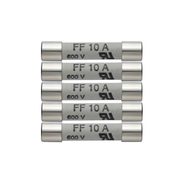 Testo Spare 630 mA/1000 V fuses, 5 items. - 0590 0006
