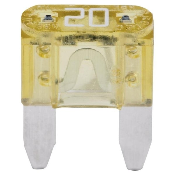 Eaton Bussmann Automotive Fuse, Blade Fuse, 32 V, 20 A, 1 kA Interrupt - BP/ATM-20-RP