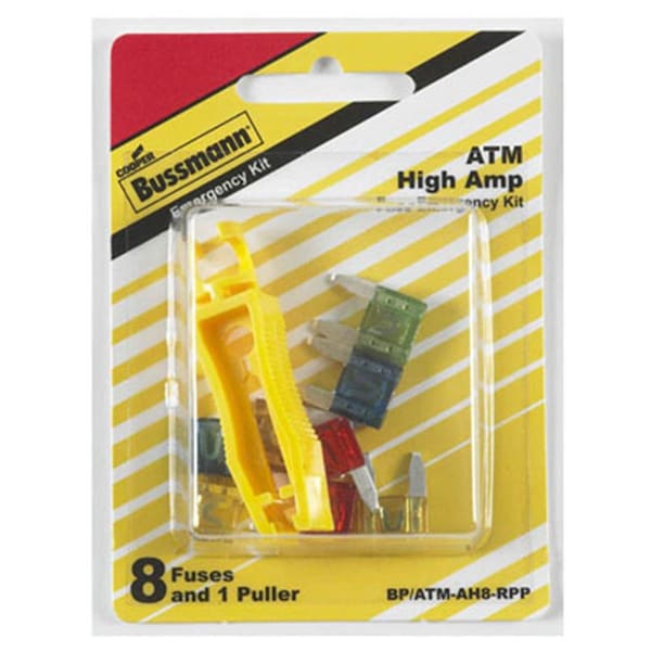 Eaton Bussmann BP-ATM-AH8-RPP ATM High Amp Fuse Assortment, 8 Piece - CO569573