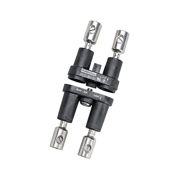 Mersen Fuse Holder, 2 Poles, 600V AC/DC Volt Rating - FEX-81-81