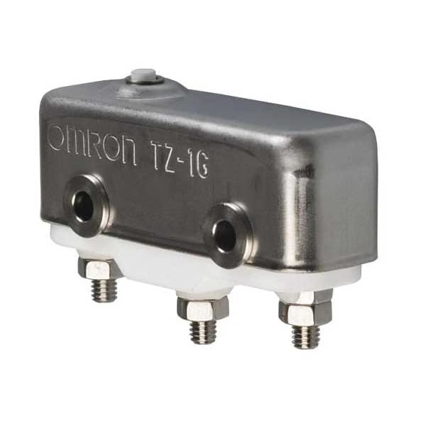 Interruptor de acción rápida industrial Omron, pasador, actuador de émbolo, SPDT, calificación de contacto de 1A @ 240V CA - TZ-1G.