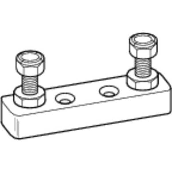 Eaton Bussmann Open Fuse Block, J UL Class, 1 Poles, 10 to 800A Amp Range, 125V AC/80V DC Volt Rating - 4164