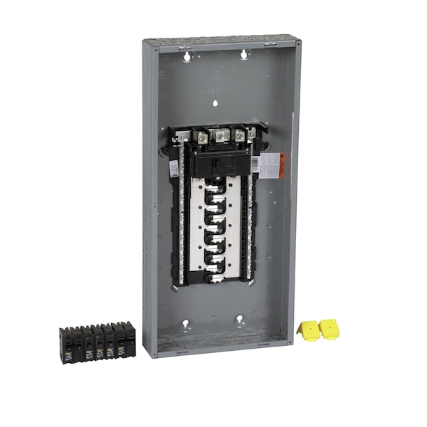 Square D Load Center, HOM, 20 Spaces, 200A, 120/240V AC, PoN Convertible Main Breaker, 1 Phase - HOM2040M200PCVP