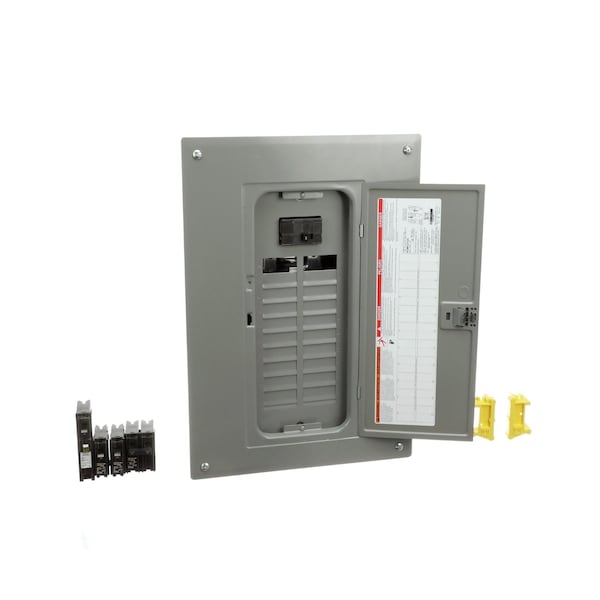 Square D Load Center, HOM, 20 Spaces, 100A, 120/240V AC, PoN Convertible Main Breaker, 1 Phase - HOM2040M100PC1AVP
