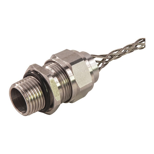 Remke Cord Grip, SS, 1/2" NPT, .438-.500, Mesh - RSSS-108-E