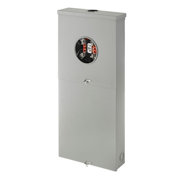 Leviton Circuit Breaker Enclosure, LP, 8 Spaces, 150A, Main Circuit Breaker - LP815-RMC