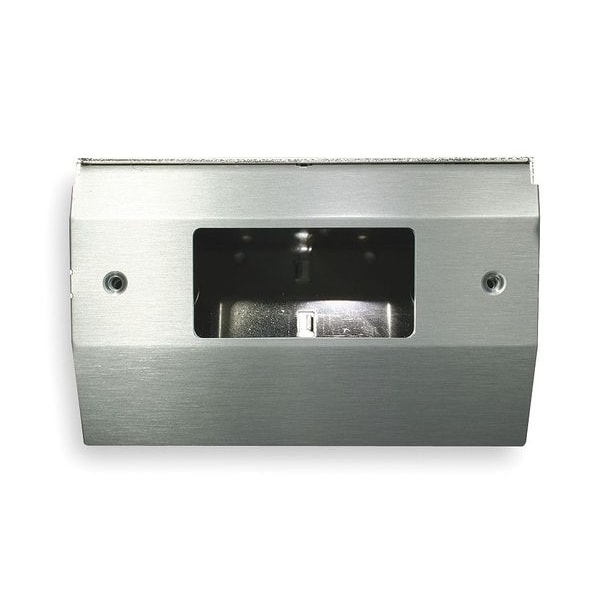 Hubbell Wiring Device-Kellems Cover, Undercabinet Box Type, 1 Gang, Stainless Steel - RU200SS