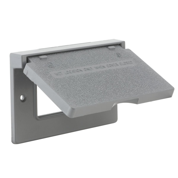 Bell Outdoor Weatherproof Cover, Single Gang Box Type, 1 Gang, Flip/Snap Cover - 5102-0