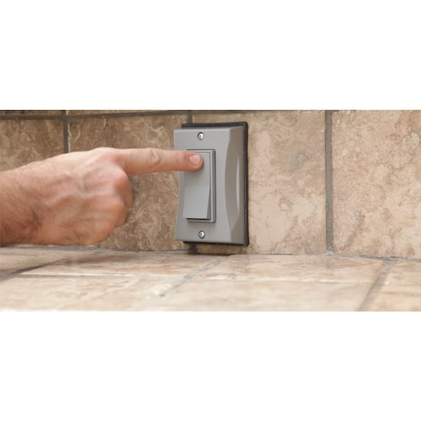 Bell Outdoor Weatherproof Cover, Single Gang Box Type, 1 Gang, Decorator Switch Cover - 5122-0