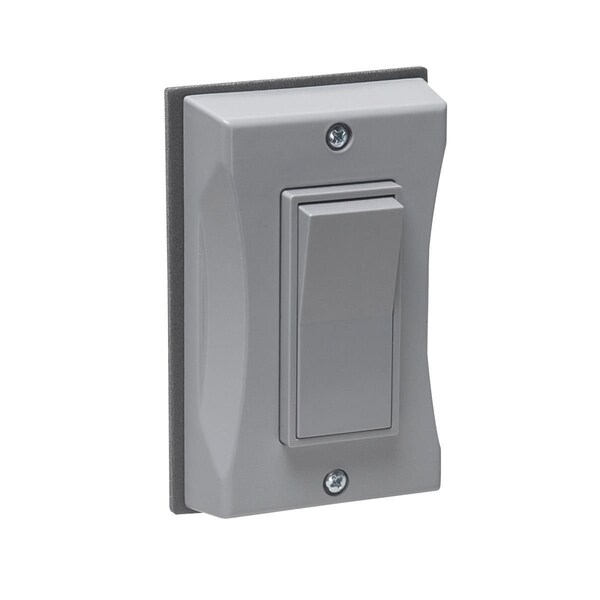 Bell Outdoor Weatherproof Cover, Single Gang Box Type, 1 Gang, Decorator Switch Cover - 5122-0