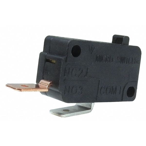 Interruptor de acción rápida en miniatura Honeywell, pin, actuador de émbolo, 1NA, 21A @ 240V CA - V7-1V29E9