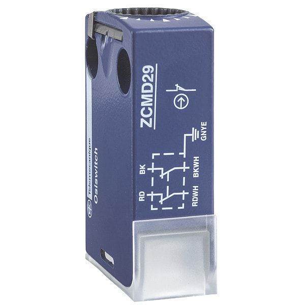Interruptor de límite en miniatura Telemecanique Sensors 1NC/1NO Cuerpo Nema 4X, 6P, 12, 13 - ZCMD25