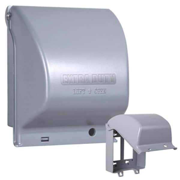 Boombox Electrical Box Cover, 2 Gangs, Aluminum - BO2670702