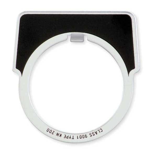 Schneider Electric Placa de leyenda, Man/Apagado/Auto, Blanco/Negro - 9001KN260