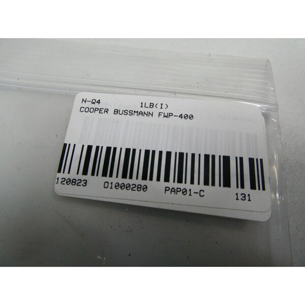 Eaton Bussmann UL Class Fuse, FWP Series, Very Fast-Acting, 400A, 700V AC, Non-Indicating - FWP-400