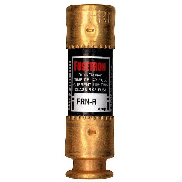 Eaton Bussmann Midget Fuse, FRN-R Series, Time-Delay, 50A, 250V AC, 200kA - BPFRN-R-50