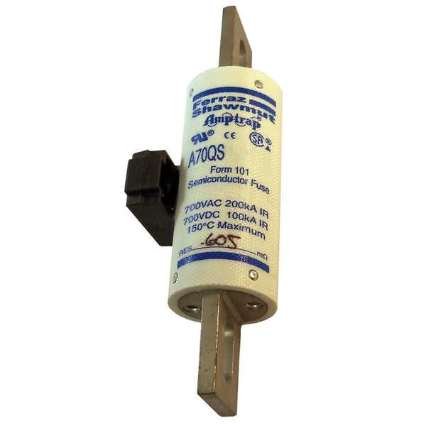 Mersen Semiconductor Fuse, A70QS Series, 200A, Fast-Acting, 700V AC, Bolt-On - A70QS200-4KIL