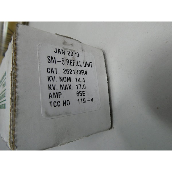 S&C SM-5 REFILL UNIT 65E AMP 14.4KV-AC OTHER FUSE - 262100R4
