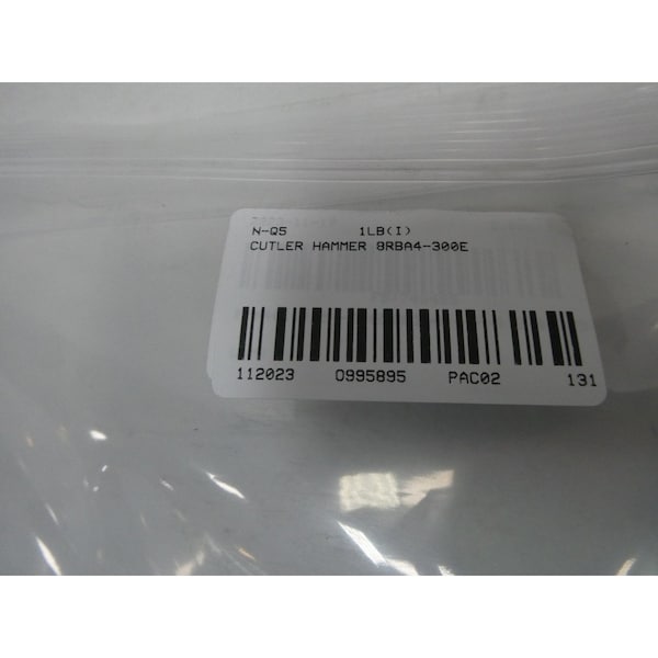 Eaton Cutler-Hammer Ceramic Fuse, 300A, 8250V AC - 8RBA4-300E