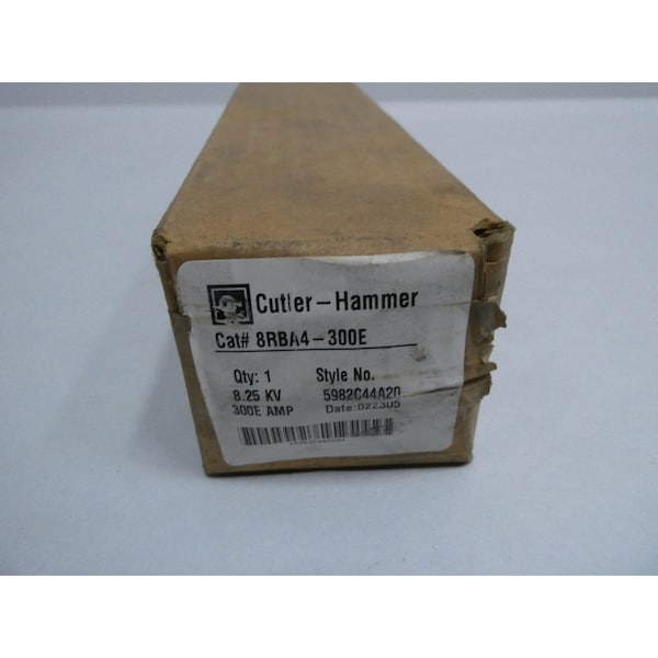 Eaton Cutler-Hammer Ceramic Fuse, 300A, 8250V AC - 8RBA4-300E