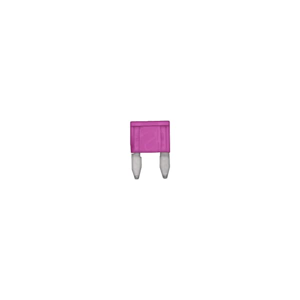 Disco Mini Blade Fuses 3 Amp Purple Type ATM PK10 - 1732PK10