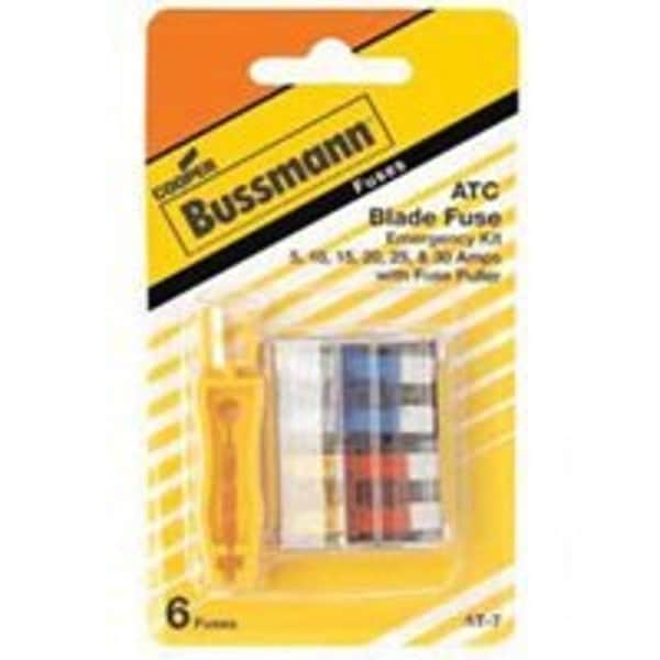 Eaton Bussmann Automotive Fuse Kit, ATC Series, 6 Fuses Included, 5 to 30A, Not Rated - DIA-1