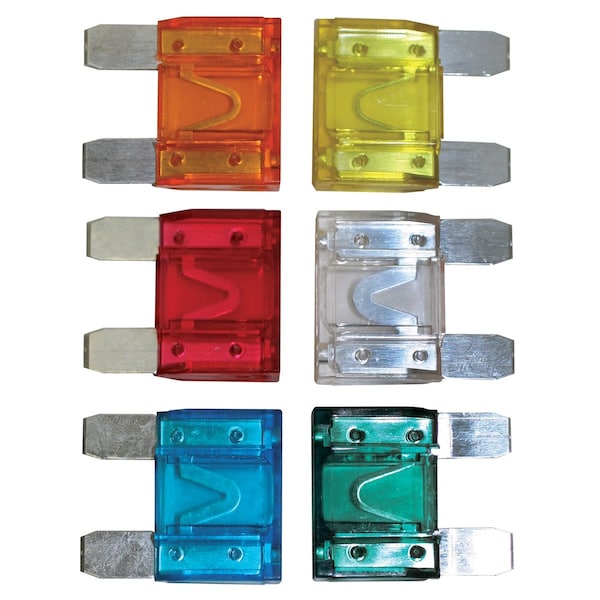 The Best Connection 6 Piece 20 thru 80 Amp Maxi Fuse Kit - 20328F