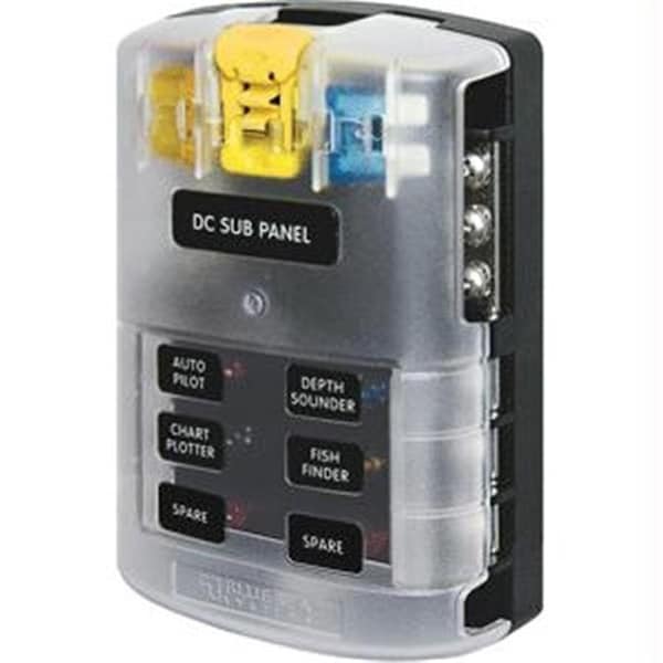 Blue Sea Systems Open Fuse Block, CC UL Class, 30 to 100A Amp Range, 32V DC Volt Rating - 5025