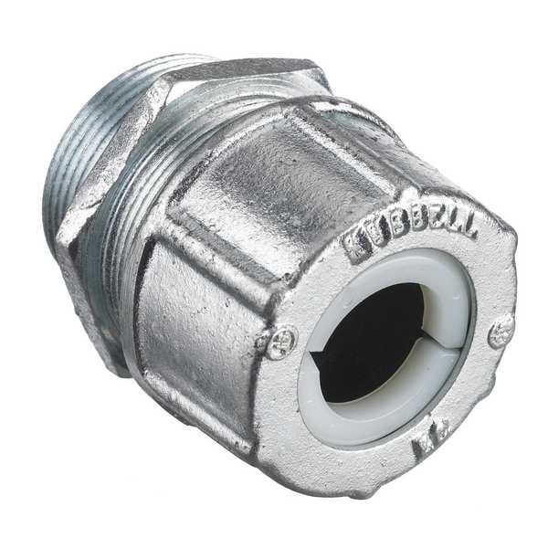 Hubbell Wiring Device-Kellems Liquid Tight Connector, 1-1/4 in, Straight - SHC1052ZP
