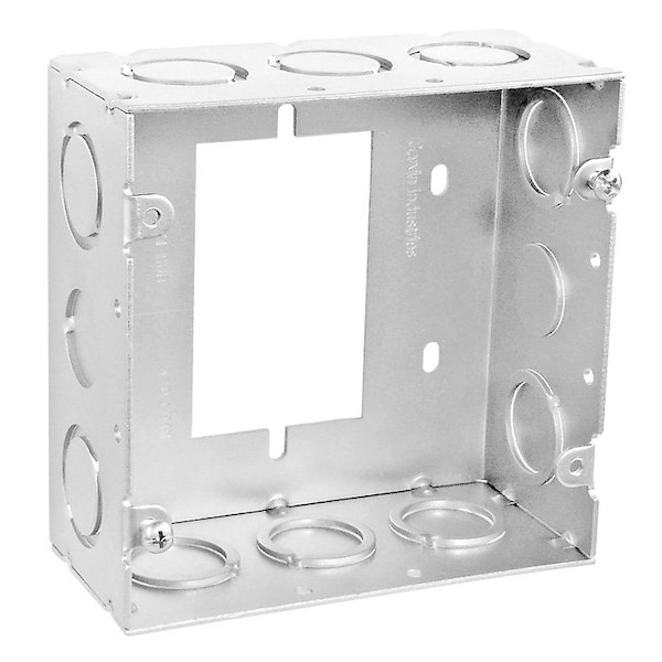Southwire Extension Ring, 1 Gang, Galvanized Steel, Square Box Type - 73171-SUB