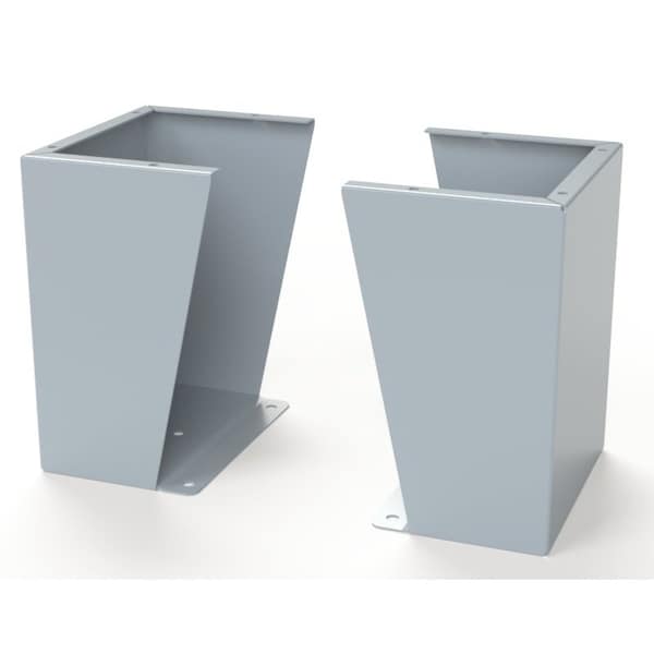 Saginaw Control & Engineering Floor Stand Kit, 15 in. H x 12 in. W x 9.12 in. L, Carbon Steel, 1 PR - SCE-FK1512