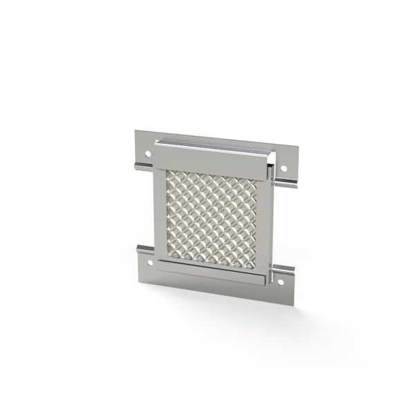 Saginaw Control & Engineering Filter, 4 in. H x 4 in. W x 1/2 in. L, Aluminum - SCE-FLT33