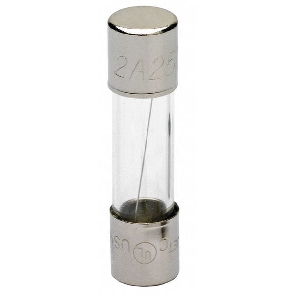 Mersen Glass Fuse, GGX Series, Fast-Acting, 5A, 125V AC, 200A at 250V AC, 10kA at 125V AC, 5 PK - GGX5