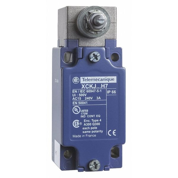 Interruptor de límite pesado con cabeza rotativa IP 66 de Telemecanique Sensors 2NC/2NO - ZCKJ404H7