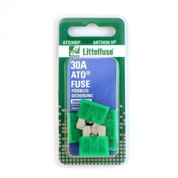 Littelfuse Fuse - Electrical, Cartridge Glass Or Ceramic - 0ATO030.VP