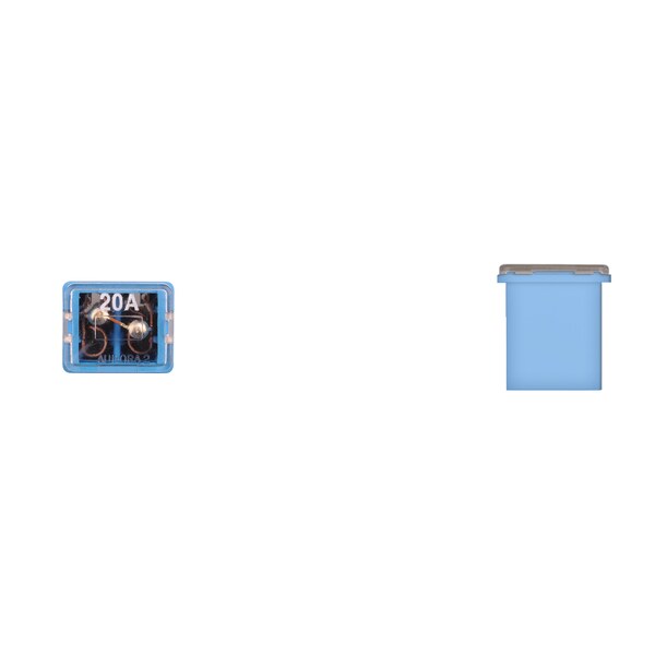 Disco Blue Case Fuses 20 Amp Low Profile J PK3 - 15088PK