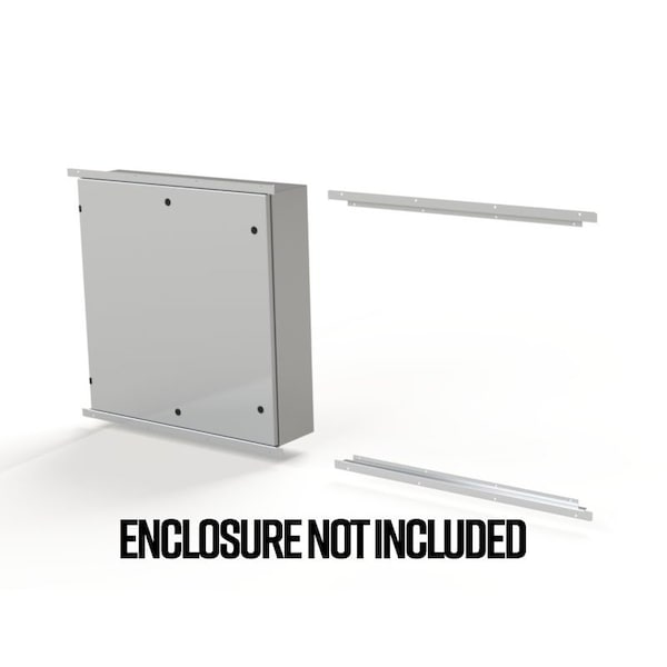 Saginaw Control & Engineering Frame, 1.08 in L x 2.10 in H x 39 in W, Steel - SCE-ELFM36W