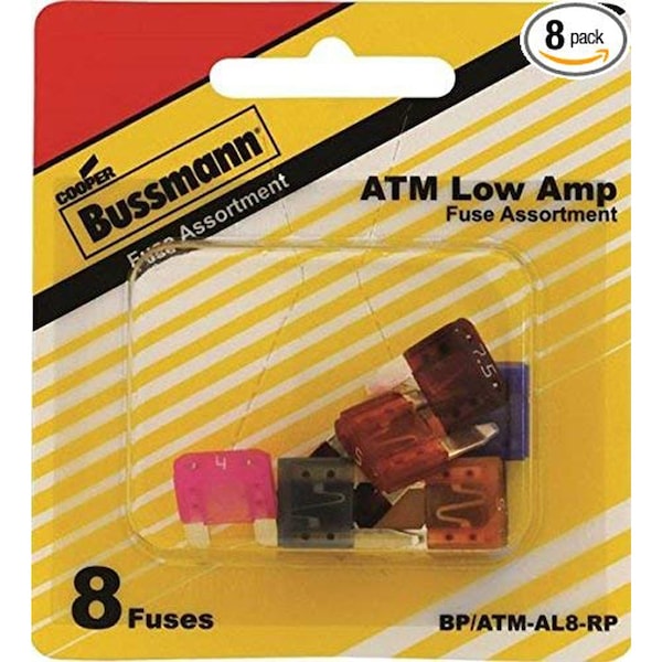 Eaton Bussmann Automotive Fuse Kit, 32V AC, 8 PK - BP/ATM-AL8-RP