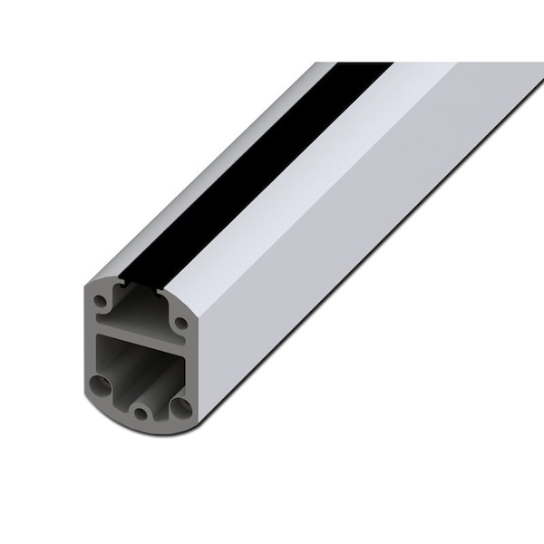 Saginaw Control & Engineering Open Tube Suspension Profile, 39.37 in. H x 2.56 in. W x 3.54 in. L, Aluminum - SCE-SA39T