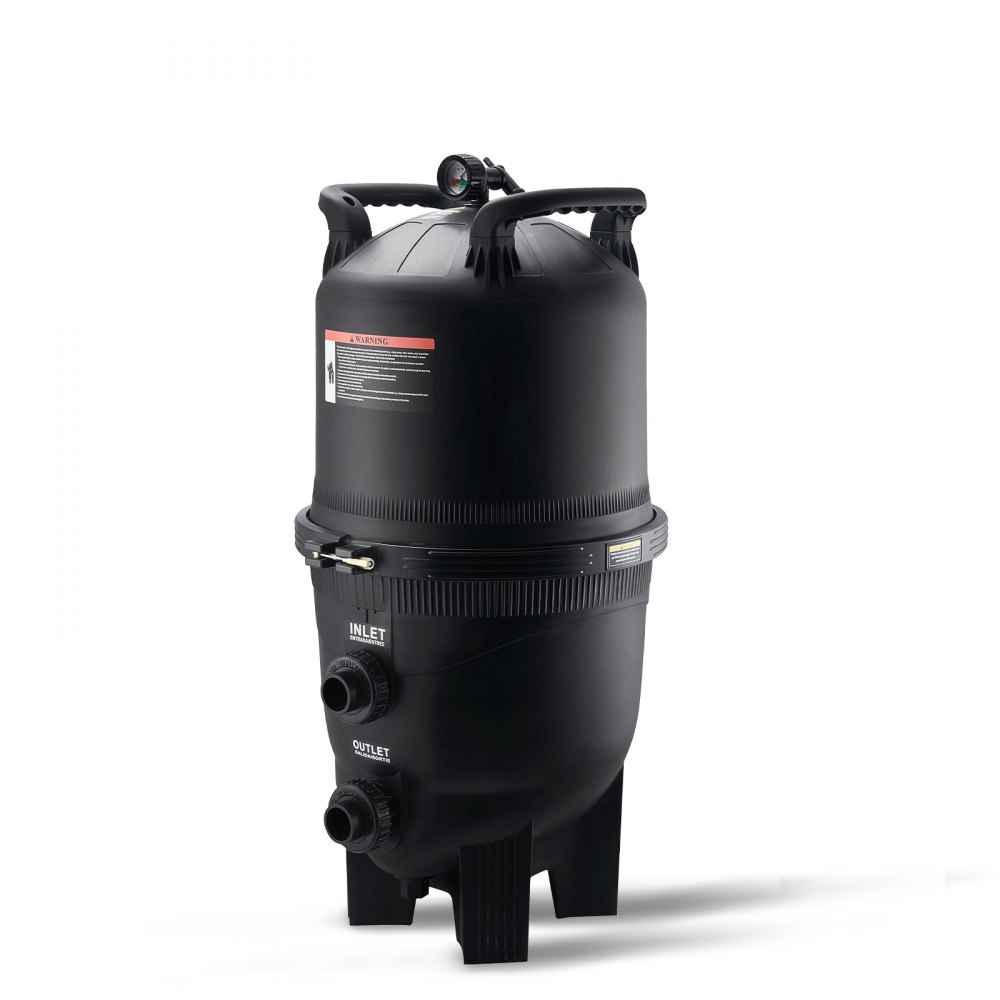 VEVOR Cartridge Pool Filter, 325Sq. Ft Filter Area Inground Pool Filter, Above Ground Swimming Pool Filtration Filter System with Upgrade Filter &Leak-proof, for Hot Tubs, Spa, Inflatable Pool - YCTSGLQDXYCBTSGRMV0