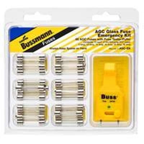 Eaton Bussmann Fuse Kit, 32 V, 5/30 A - AGC-EK