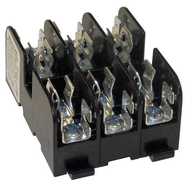 Mersen Open Fuse Block, G UL Class, 3 Poles, 600V AC/DC Volt Rating - 40213G