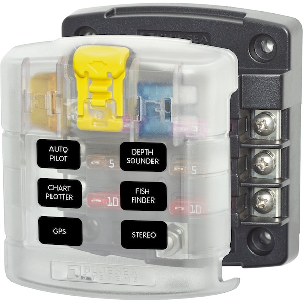 Blue Sea Systems Open Fuse Block, CC UL Class, 30 to 100A Amp Range, 32V DC Volt Rating - 5028