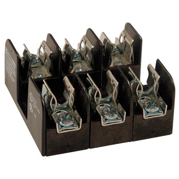 Mersen Open Fuse Block, R UL Class, 3 Poles, 0 to 30A Amp Range, 250V AC/DC Volt Rating - 20328R