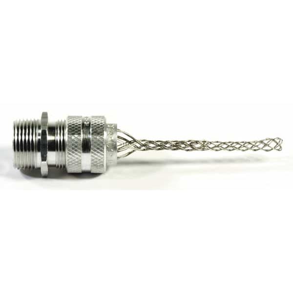 Hubbell Wiring Device-Kellems Strain Relief Cord Grip, Male, Straight - 7401011