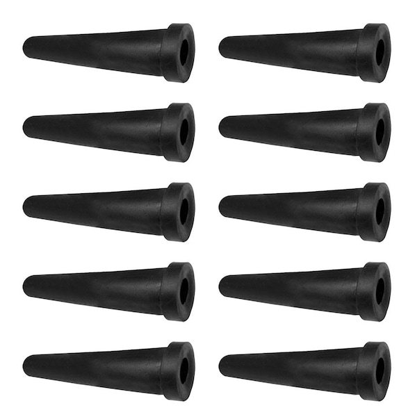 Superior Electric Cord Protector Strain Relief Rubber Boot fits 18/2 AWG Electrical Cords, PK 10 - Boot-C-10PK
