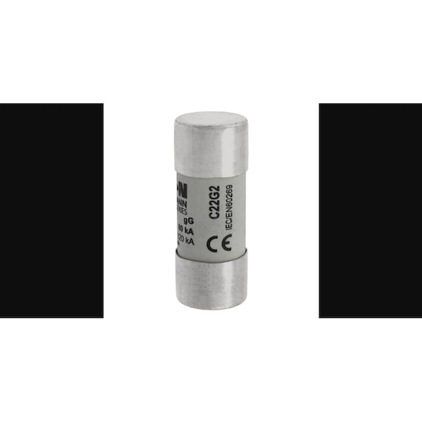Eaton Bussmann Midget Fuse, C22 Series, 2A, 690V AC, Non-Indicating, 120kA - C22G2