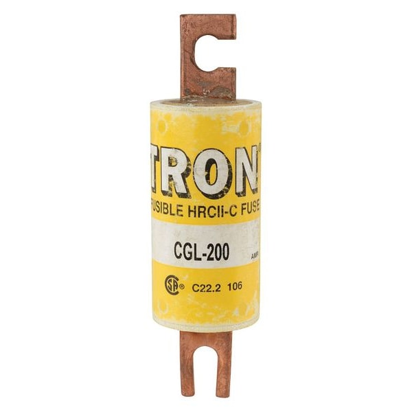 Eaton Bussmann Low Voltage Fuse, CGL Series, 200A, Time-Delay, 600V AC, Bolt-On - CGL-200