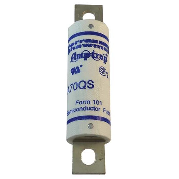 Mersen Semiconductor Fuse, A70QS Series, 35A, Fast-Acting, 700V AC, Bolt-On - A70QS35-4